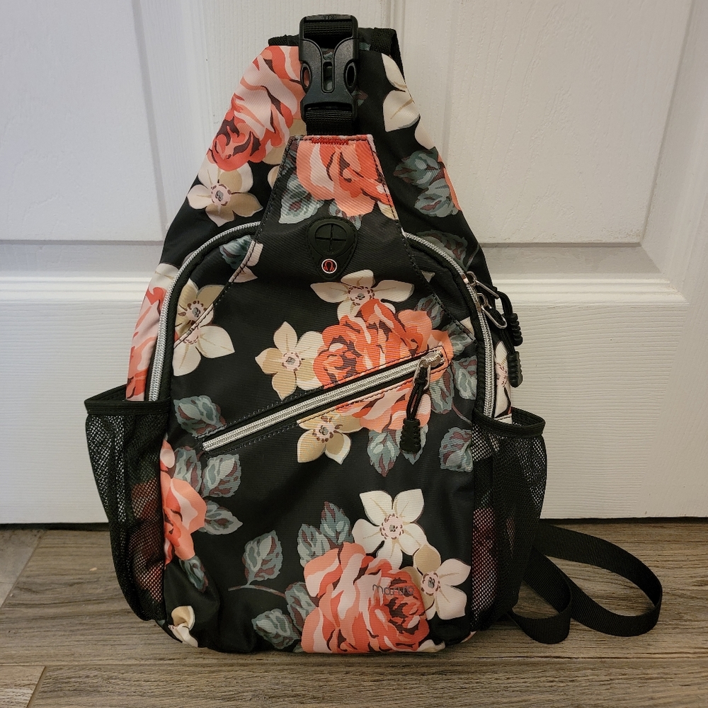 Floral Sling Backpack